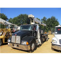 2006 KENWORTH T300 CRANE TRUCK, VIN/SN:2NKMHY7X16M151970 - S/A, CUMMINS ISB DIESEL ENGINE, 6 SPEED T