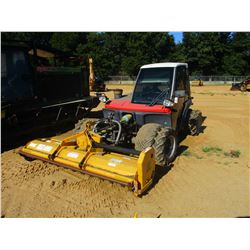 AEBI TT240 SLOPE MOWER, VIN/SN:18608 - FRONT MTD, 8' FLAIL MOWER, PTO, QUICK HITCH, METER READING 80