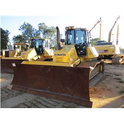 2014 KOMATSU D61PX-23 CRAWLER TRACTOR, VIN/SN:30837 - 6 WAY BLADE, REAR CAMERA, CAB, A/C, METER READ