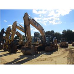 2011 CAT 349EL HYDRAULIC EXCAVATOR, VIN/SN:TFG00341 - 12' STICK, 72" BUCKET, REAR CAMERA, CAB, A/C,