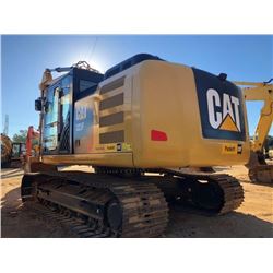2015 CAT 323FL HYDRAULIC EXCAVATOR, VIN/SN:XCF00207 - 10' STICK, 48" BUCKET, GRADE CONTROL, REAR CAM