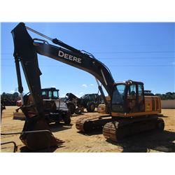 2011 JOHN DEERE 200D LC HYDRAULIC EXCAVATOR, VIN/SN:512719 - 10' STICK 42" BUCKET, AUX HYD, CAB, A/C