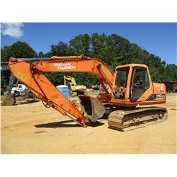 2007 DOOSAN SOLAR 140LC-V HYDRAULIC EXCAVATOR, VIN/SN:1702 - 9' 6" STICK, 36" BUCKET, CAB, A/C, METE