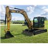 Image 1 : 2015 CAT 308E2 EXCAVATOR, VIN/SN:FJX02770 - 7' STICK, 24" BUCKET, AUX HYD, BLADE, RUBBER TRACKS, MET
