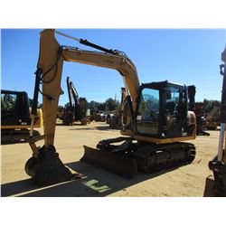 2012 CAT 307D HYDRAULIC EXCAVATOR, VIN/SN:DSG03260 - 8' STICK, 28" BUCKET, AUX HYD, BLADE, RUBBER IN