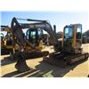 Image 1 : 2008 VOLVO ECR58 MINI EXCAVATOR, VIN/SN:12486 - 5' STICK, 18" BUCKET, THUMB, AUX HYD, BLADE, RUBBER