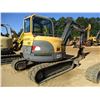 Image 5 : 2008 VOLVO ECR58 MINI EXCAVATOR, VIN/SN:12486 - 5' STICK, 18" BUCKET, THUMB, AUX HYD, BLADE, RUBBER