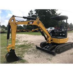 2007 CAT 303.5C EXCAVATOR, VIN/SN:CAT3035CPDMY01784 - 18" BUCKET, 5' 2" STICK, CANOPY, 12" RUBBER TR
