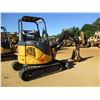 Image 4 : 2014 JOHN DEERE 27D MINI EXCAVATOR, VIN/SN:258662 - 4' STICK, 18" BUCKET, COUPLER, AUX HYD, BLADE, R