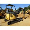 Image 4 : 2011 JOHN DEERE 27D MINI EXCAVATOR, VIN/SN:256016 - 3' 10" STICK, BUCKET, COUPLER, AUX HYD, BLADE, R