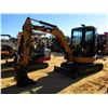 Image 1 : CAT 303CR EXCAVATOR, VIN/SN:DMA04314 - 5'-6" STICK, 18" BUCKET, HYD THUMB, AUX HYD, BLADE, RUBBER TR