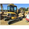Image 4 : CAT 303CR EXCAVATOR, VIN/SN:DMA04314 - 5'-6" STICK, 18" BUCKET, HYD THUMB, AUX HYD, BLADE, RUBBER TR