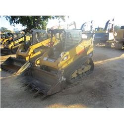2013 CAT 259B3 SKID STEER LOADER, VIN/SN:YYZ04747 - CRAWLER, MP BUCKET, TWO SPEED, CANOPY, METER REA