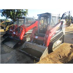 2014 TAKEUCHI TL10 SKID STEER LOADER, VIN/SN:201000707 - CRAWLER, BUCKET, HIGH FLOW, CANOPY, METER R