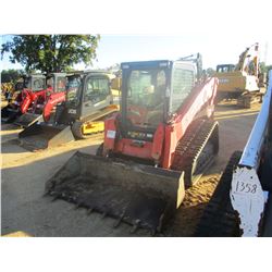 2014 KUBOTA SVL90-2 SKID STEER LOADER, VIN/SN:13619 - CRAWLER, BUCKET, HI FLOW, CAB, A/C, METER READ