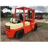 Image 1 : NISSAN 90 FORKLIFT, VIN/SN:BGF03A40V -9000LB CAPACITY, 3 STAGE MAST, 9' FORKS, LP, SOLID TIRES, DUAL