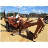 Image 2 : DITCH WITCH 4010 DD TRENCHER, VIN/SN:410483 - DIESEL ENGINE, 8' TRENCHER, BACKHOE ATTACHMENT, BLADE,