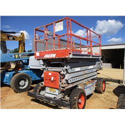 2007 SKYJACK SJ8243 SCISSOR LIFT, VIN/SN:343788 - 4X4, 43' HEIGHT, KUBOTA DIESEL, 1,000# CAPACITY, M