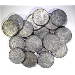 ROLL OF 20 100% ORIGINAL 1878 7F MORGAN DOLLARS: