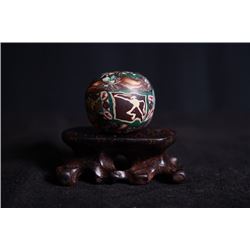 A Large Twistable-Glazed Bead Decoration.