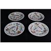 Image 1 : Four small "Flora and Butterflies" plates.