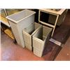 Image 2 : 5 ASSORTED GARBAGE CANS