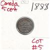 Image 1 : 1888 Canadian Silver 5 Cent