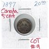 Image 1 : 1897 Canadian Silver 5 Cent