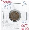 Image 1 : 1899 Canadian Silver 5 Cent