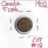 Image 1 : 1902 Canadian Silver 5 Cent