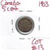 Image 1 : 1903 Canadian Silver 5 Cent