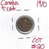 Image 1 : 1910 Canadian Silver 5 Cent