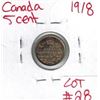 Image 1 : 1918 Canadian Silver 5 Cent