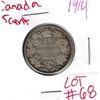 Image 1 : 1914 Canadian Silver 25 Cent