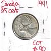Image 1 : 1941 Canadian Silver 25 Cent