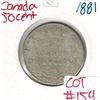 Image 1 : 1881 Canada Silver 50 Cent