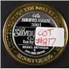 Image 1 : Limited Edition .999 Fine Silver Casino Token SILVER LEGACY RESORT