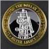 Image 2 : Limited Edition .999 Fine Silver Casino Token SILVER LEGACY RESORT
