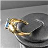 Image 7 : Ladies 14 kt gold ring with Maria Aquamarine