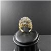 Image 4 : Ladies 18 kt Yellow gold Diamond Cluster ring 2.4cts