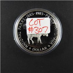 1982 Canadian Commemorative PROOF Silver Dollar NATIONAL PARKS