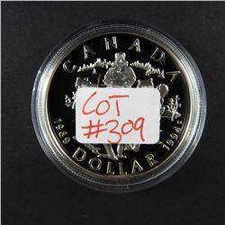 1994 Canadian Commemorative PROOF STERLING Silver Dollar