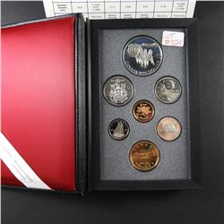 1992 Canadian Double Dollar Sterling Silver Coin Proof Set