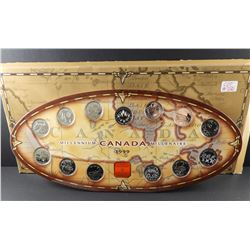 1999 Royal Canadian Mint MILLENNIUM Quarter Set