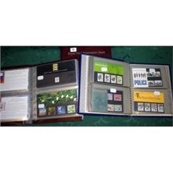 Three albums jof Royal Mail presentation packs