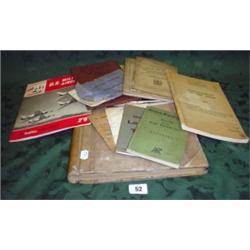 Collection of WWI and WWII military booklets and leaflets