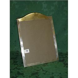 Birmingham 1912 Silver photo frame 13" x 10" with oak back attributed to C.B. Thomas