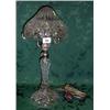 Image 1 : Cut glass table lamp with glass shade