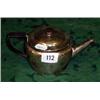 Image 1 : Small silver hallmarked teapot London 1882 weight 280 gms.