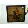 Image 1 : 19c glazed and framed print of Edward VII on horseback